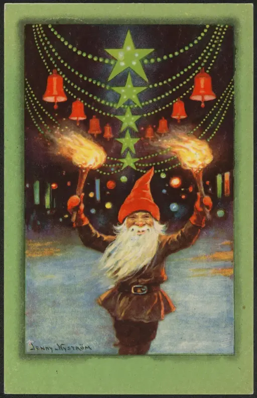 Tomte mit Pyros